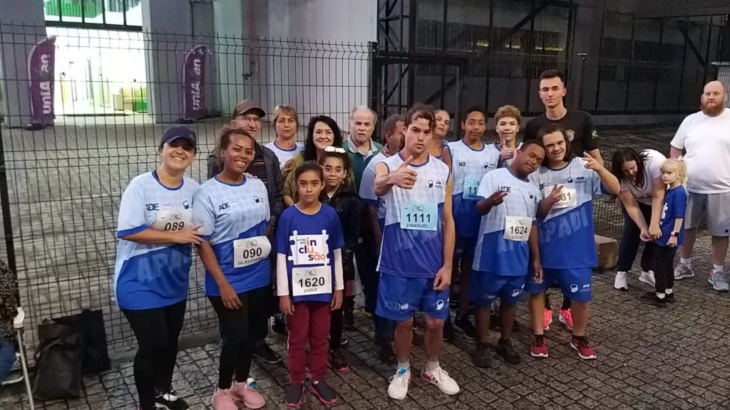 corrida de rua pela inclusão
