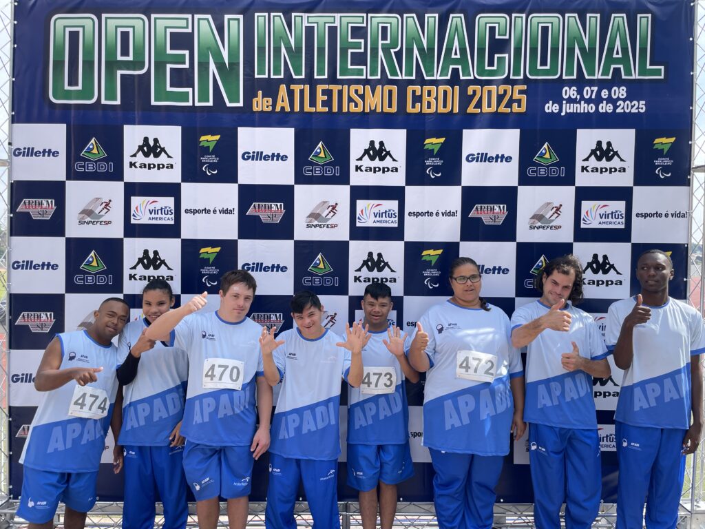 Atletas da APADI no Open Internacional de Atletismo da CBDI